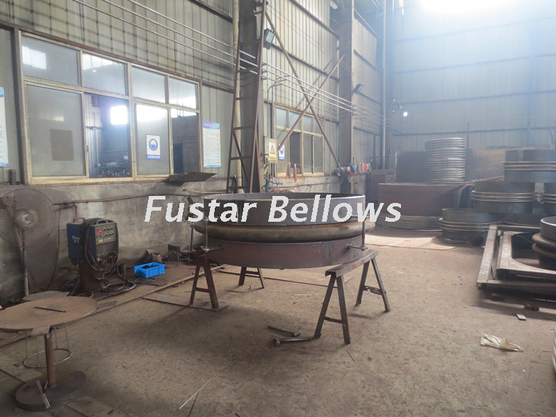 DN1610-860MM Q235B carbon steel bellow expansion joint 