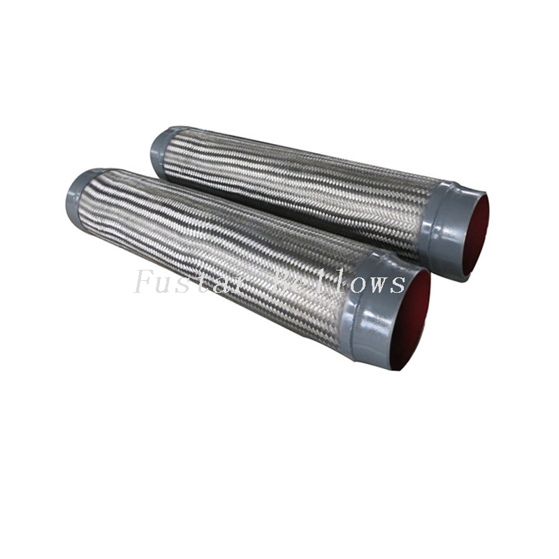 6" steel butt welding corrugated flexible metal bellow hose 